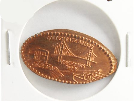 Golden Gate Bridge Oval Shaped Token Online Hot Sale