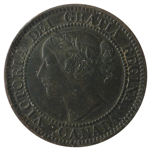 1859 Canada N9 1-Cent Extra Fine (EF-40) Scratched, Cleaned or Impaired. For Sale