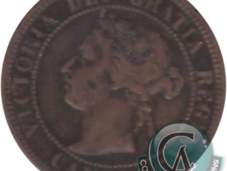 1896 Canada 1-cent F-VF (F-15) Supply