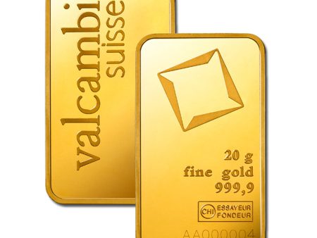 (LPO) Valcambi Suisse 20g Gold Bar (No Tax) Scratched Package - NO CREDIT CARD, NO PAYPAL Cheap