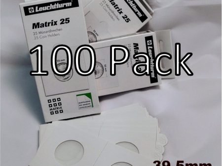 100 x (4 boxes) Self-Adhesive Cardboard 2x2 Holders 39.5mm For Cheap