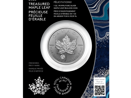 2025 Canada $5 Treasured Silver Maple Leaf: Congratulations Privy Mark Pure Silver (No Tax) Online