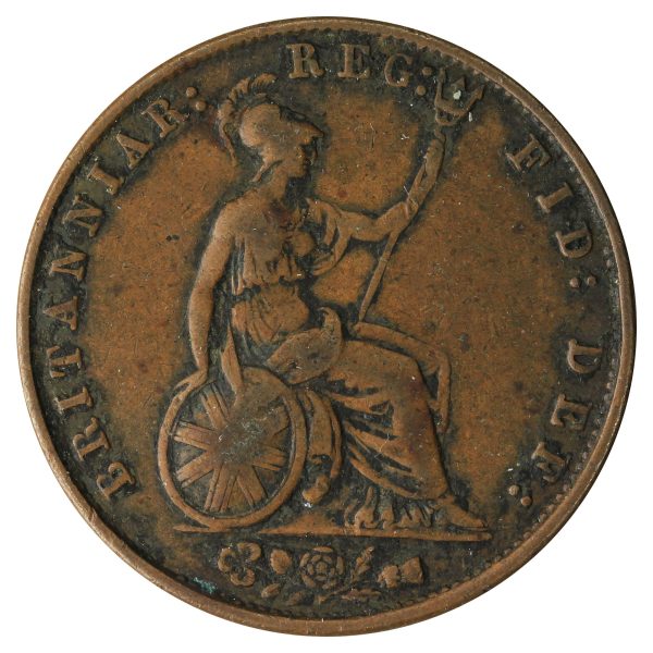 Great Britain 1858 1 2 Penny Fine (F-12) Online Sale