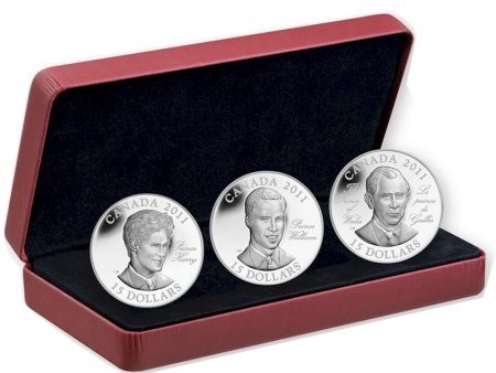 RDC 2011 Canada $15 Continuity of the Crown Sterling Silver 3-Coin Set (Impaired) Hot on Sale