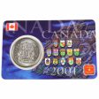 2001 Canada 50-cents in Provincial Coat of Arms Card on Sale