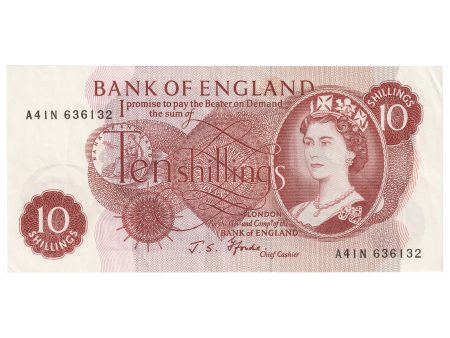 Great Britain 1967 10 Shilling Note, BE39b, EF Online now