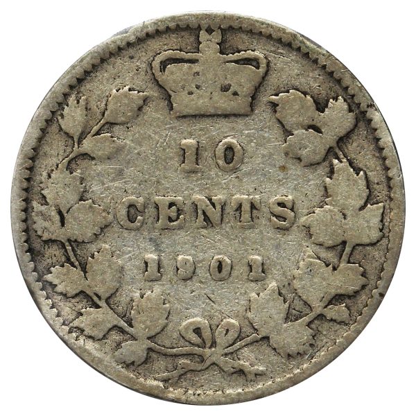 1901 Canada 10-cents Good (G-4) Scratched, cleaned, or impaired Online