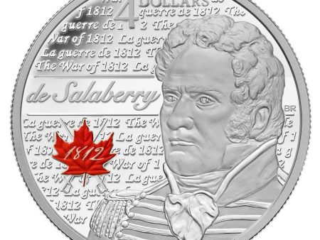 RDC 2013 Canada $4 Heroes of 1812 - Charles-Michel De Salaberry (NO Tax) scratched capsule Fashion