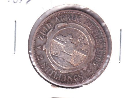 South Africa 1895 2 Shillings F-VF (F-15) Fashion