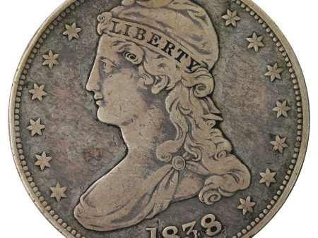 1838 USA Half Dollar VF-EF (VF-30) $ Hot on Sale