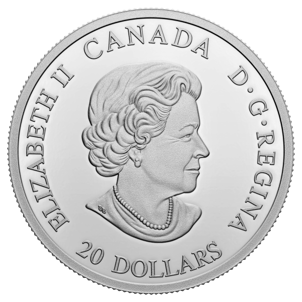 RDC 2022 Canada $20 50th Anniversary of the Medal of Bravery Silver (No Tax) Scuffed Capsule For Cheap