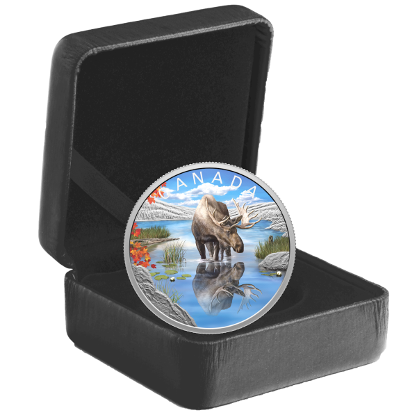 2024 Canada $20 Wildlife Reflections: Moose Fine Silver (No Tax) Supply