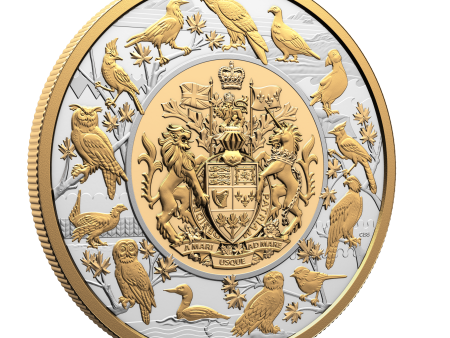 2024 $50 Heraldic Landscape: Birds of Canada Fine Silver (No Tax) Hot on Sale