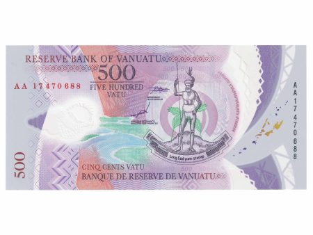 Vanuatu 2017 500 Vanu, Pick #18, UNC Discount