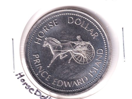 1986 Greater Summerside, PEI, Horse Dollar Trade Token on Sale