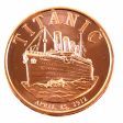 Titanic 1oz. .999 Fine Copper For Sale