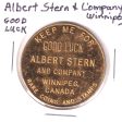 Winnipeg Manitoba Albert Stern & Company Good Luck Token Supply