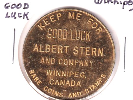 Winnipeg Manitoba Albert Stern & Company Good Luck Token Supply