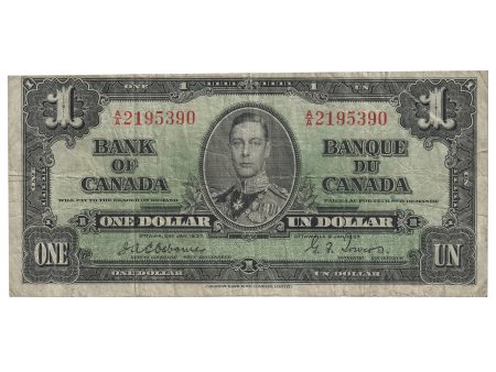 BC-21a 1937 Canada $1 Osborne-Towers, A A, VF For Discount