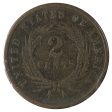 1865 USA 2 Cents Fine (F-12) Scratched, Cleaned or Impaired Online