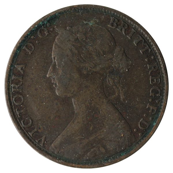 Great Britain 1866 1 2 Penny Fine (F-12) Online Hot Sale