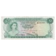 Bahamas 1968 1 Dollar Note, Pick #27a, VF (Tear) For Sale