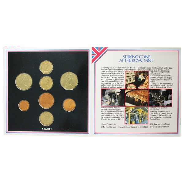 Great Britain 1983 8-coin Mint Set (Toned) Supply