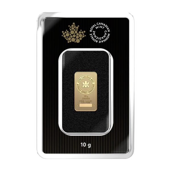 Royal Canadian Mint 10g .9999 Gold Bar in Original Package (No Tax) Online