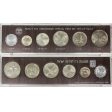 Pair of Israel 1972 & 1975 6-coin Mint Sets, 2Pcs (Issues) Online