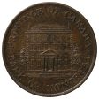 PC-1B6 1844 Province of Canada, Bank of Montreal Half Penny Token AU-UNC (AU-55) $ Fashion