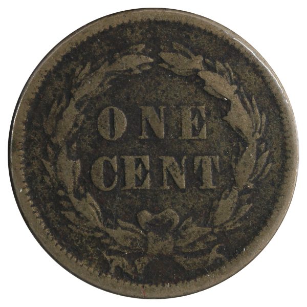 1859 USA Cent F-VF (F-15) Scratched, Cleaned, or Impaired Online now