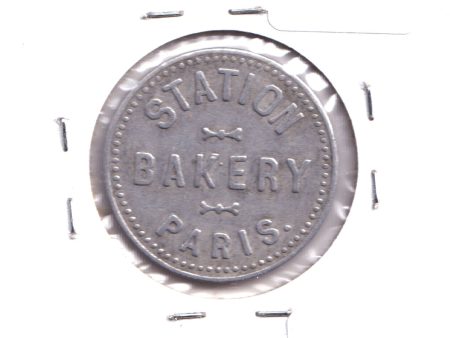 Paris Station, Ontario, Bakery Trade Token  Good for One Loaf of Bread  Hot on Sale