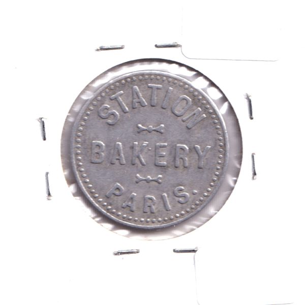 Paris Station, Ontario, Bakery Trade Token  Good for One Loaf of Bread  Hot on Sale