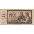 Czechoslovakia 1960 10 Korun Note, Pick #88a, Series F, F Hot on Sale