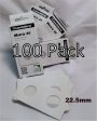 100 x (4 boxes) Self-Adhesive Cardboard 2x2 Holders 5ct size 22.5mm on Sale