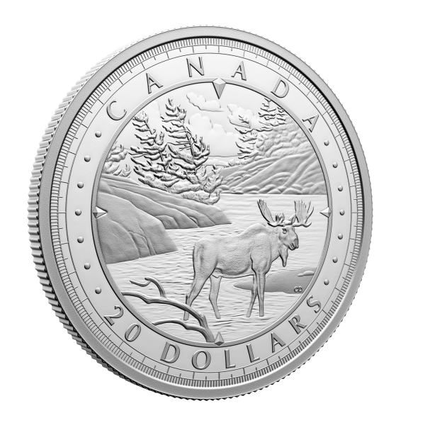 2024 $20 This is Canada: Wondrous Waters - Great Lakes Fine Silver (No Tax) For Sale