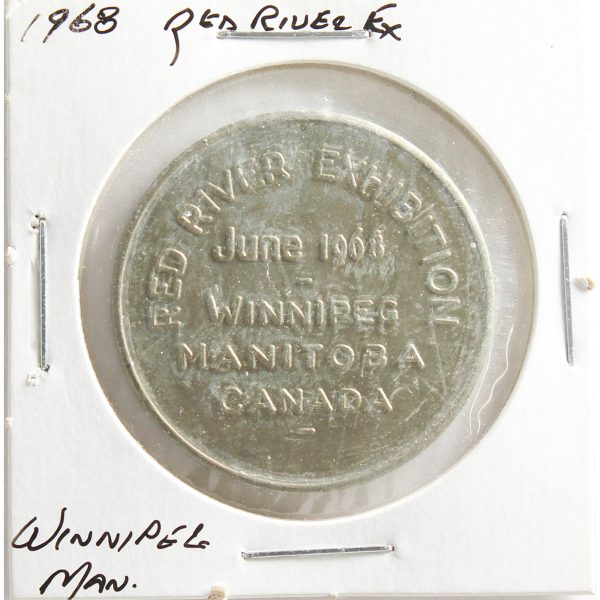 1968 Winnipeg, Manitoba Red River Exhibition Token Online now