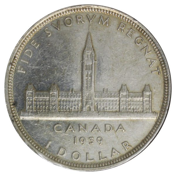 1939 Canada Dollar Extra Fine (EF-40) Impaired For Sale