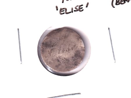 Love Token on Canada Victorian Silver 5-cents, Good (G-4): Elise Sale