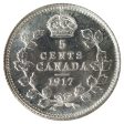 1917 Canada 5-cents ICCS Certified MS-65 (XXR 694) on Sale