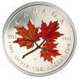 RDC 2001 Canada $5 Red Silver Maple Leaf (COA not issued) No Tax (impaired) For Cheap