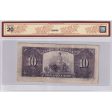 BC-7 1935 Canada $10 O-T, English, BCS Certified VF-20 (Minor Tears, Stains, Soiling) For Discount