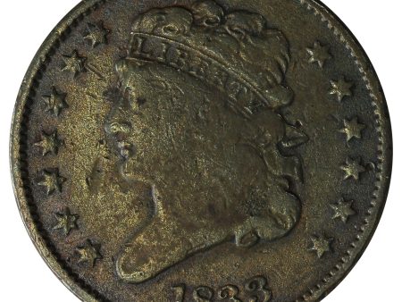 1833 USA Half Cent Very Good (VG-8) Online Sale