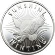 1 2oz Sunshine Mint .999 Silver Round (Tax Exempt) Hot on Sale