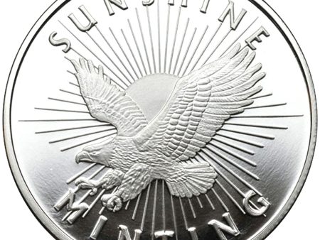 1 2oz Sunshine Mint .999 Silver Round (Tax Exempt) Hot on Sale