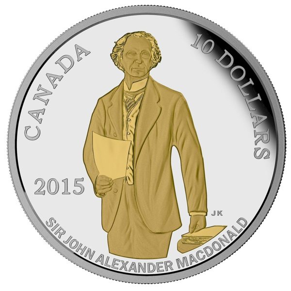 RDC 2015 Canada $10 Sir John A Macdonald s Birth Bicentennial (No Tax) scratched Sale