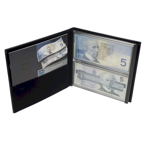 RDC Lasting Impressions $5 Set Issued by the Bank of Canada (Folder Faded) For Discount