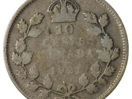 1921 Canada 10-Cents G-VG (G-6) Scratched, Cleaned or Impaired. For Sale