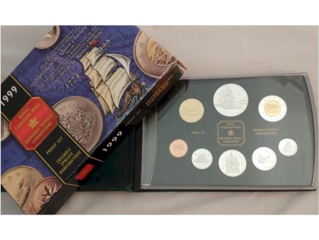 RDC 1999 Canada Voyage of Juan Perez Proof Double Dollar Set (coins lightly toned) Supply