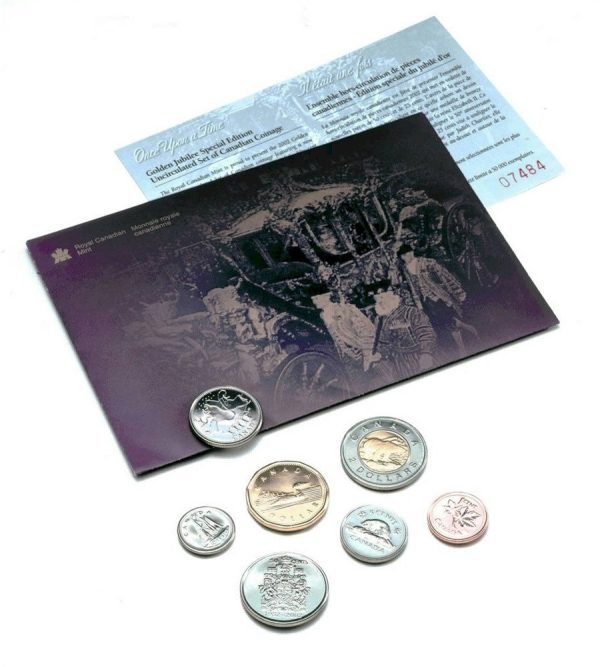 RDC 2002 Canada Jubilee Proof Like Set (Outer sleeve scuffed) Hot on Sale